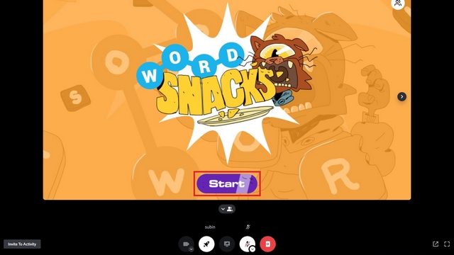 అసమ్మతిపై ఛానెల్ గేమ్ను ప్రారంభించండి